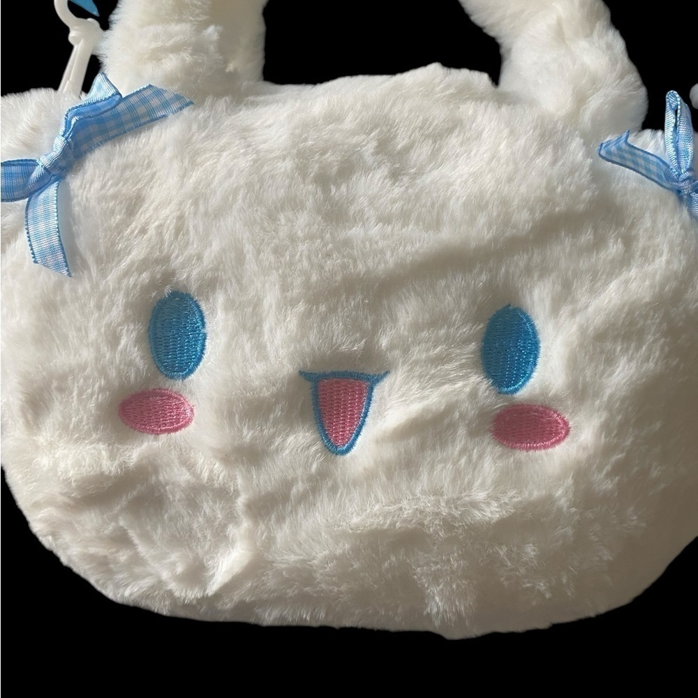 NWOT-SANRIO-CINNAMOROLL PLUSH CROSSBODY - Picture 2 of 4
